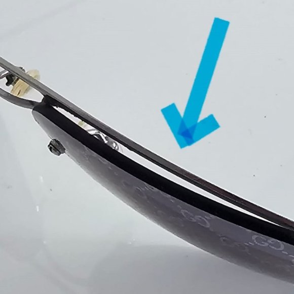 GUCCI RETRO LOGO'D LENSES SUNGLASSES -WOMEN'S - Picture 12 of 13